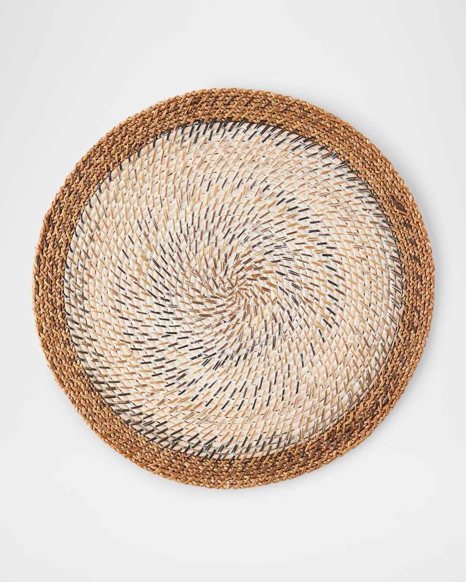Shaded Rattan Placemat, Set of 4